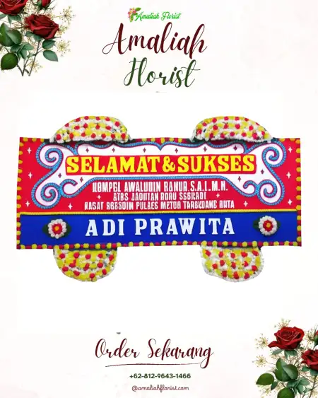 Papan Bunga Ucapan Selamat Kalisemo